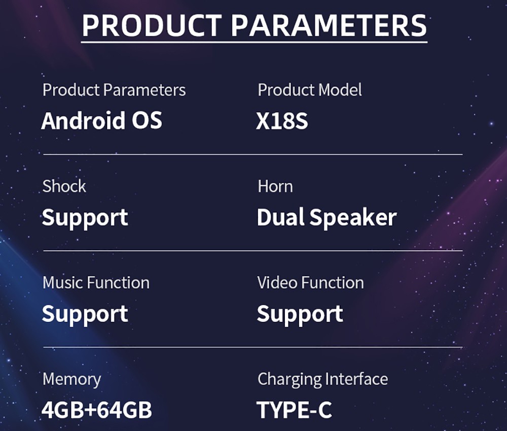 Powkiddy X18S Handheld Game Console 4GB ROM 64GB RAM Android 11.0