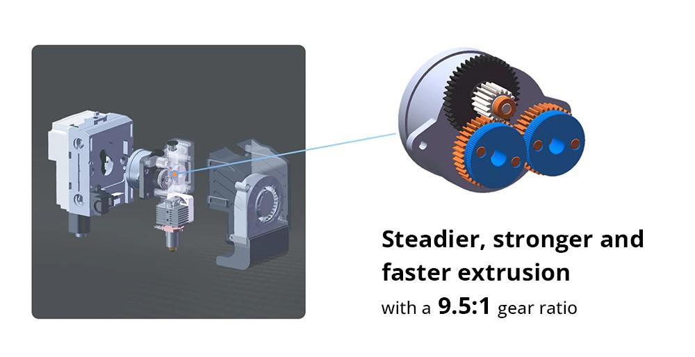 QIDI Tech X-Smart 3 3D tlačiareň, automatické vyrovnávanie, rýchlosť tlače 500 mm/s, flexibilná HF doska, detekcia vlákna, kompenzácia rezonancie, 175*180*170 mm