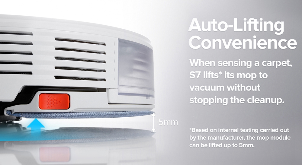 Roborock S7 Robot Vacuum Cleaner LiDAR navigation 470ml dustbin 2500Pa suction 300ml Water Tank 5200mAh Upgrade vibratin