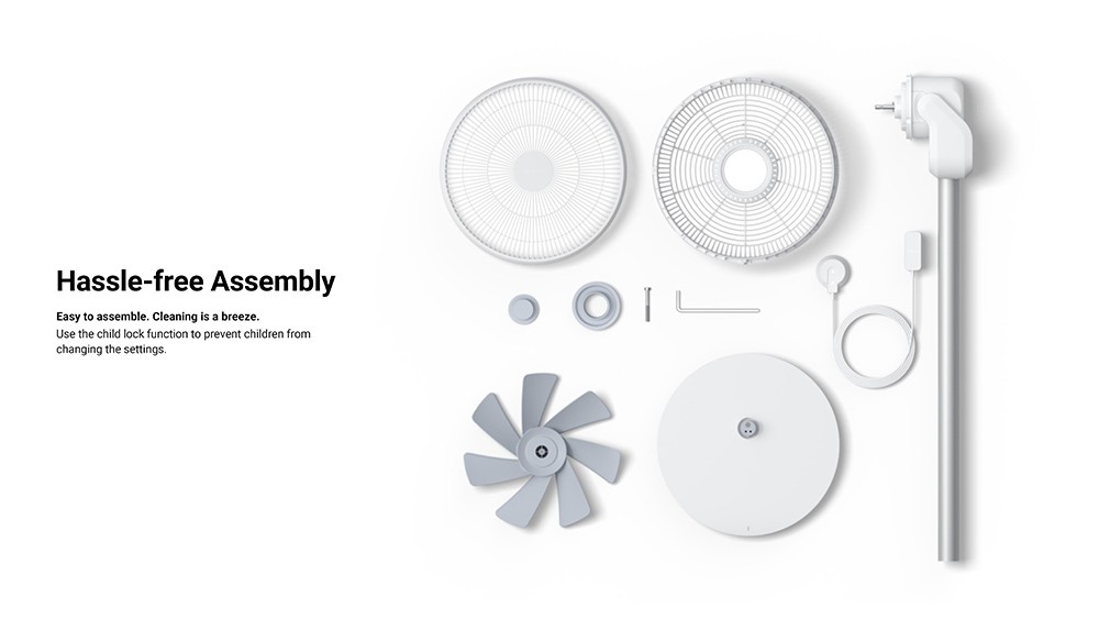 Smartmi Air Circulator Standing Fan, 100 Levels Fan Speed, Magnetic Charging, HD LED Display, Up to 40 Hours Runtime, App/ Voice/Remote Control