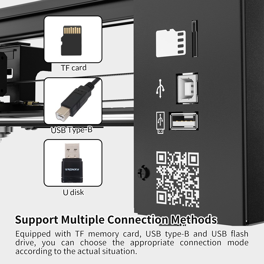 TRONXY VEHO 600 3D Printer, Automatic Leveling, Direct Extruder, Silicone Heated Bed, Mute Printing, Filament Detection, Resume Printing, Touch Screen, 600*600*600mm