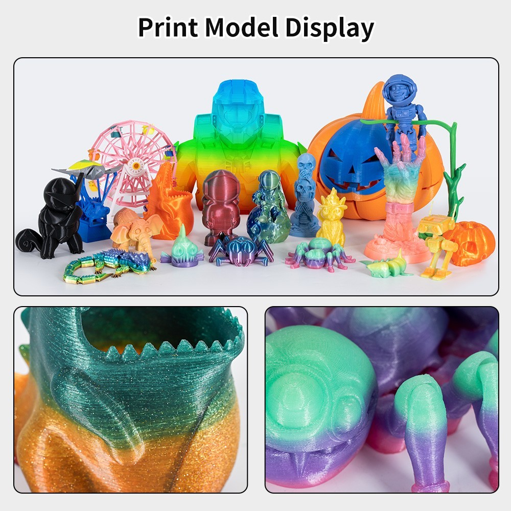 TRONXY VEHO 600 3D Printer, Automatic Leveling, Direct Extruder, Silicone Heated Bed, Mute Printing, Filament Detection, Resume Printing, Touch Screen, 600*600*600mm