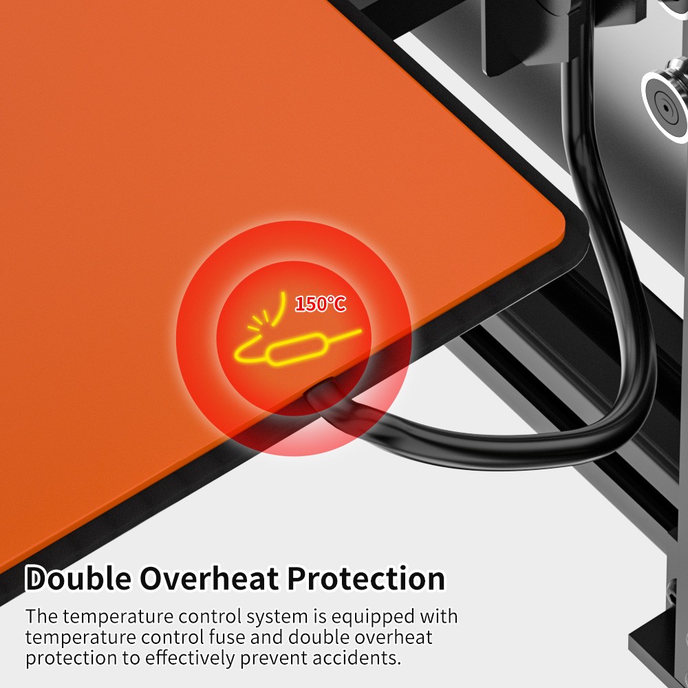 TRONXY VEHO 600 3D Printer, Automatic Leveling, Direct Extruder, Silicone Heated Bed, Mute Printing, Filament Detection, Resume Printing, Touch Screen, 600*600*600mm