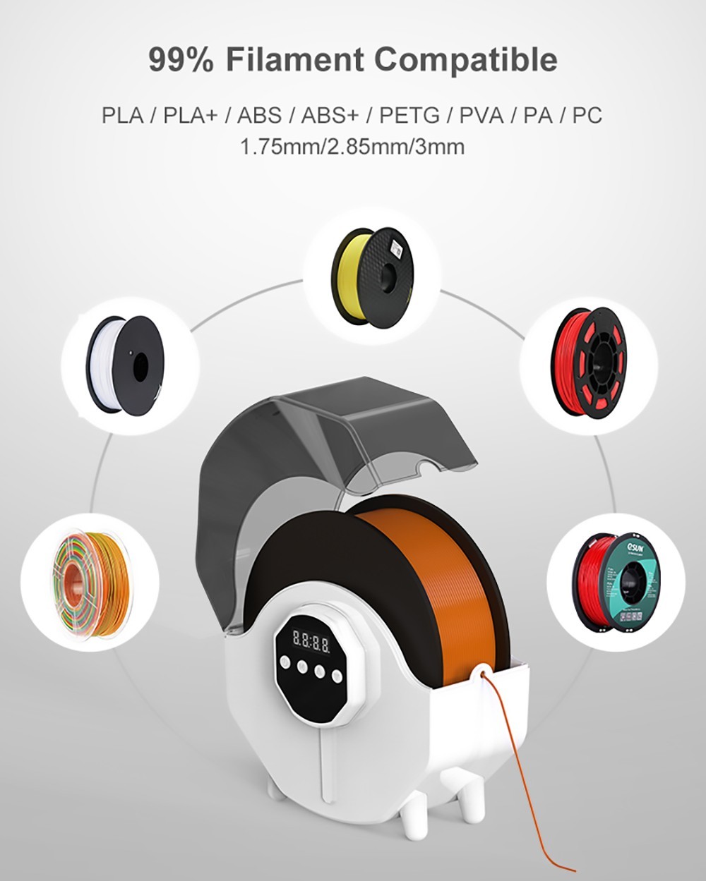 TWO TREES Filament Dryer Box - EU Plug