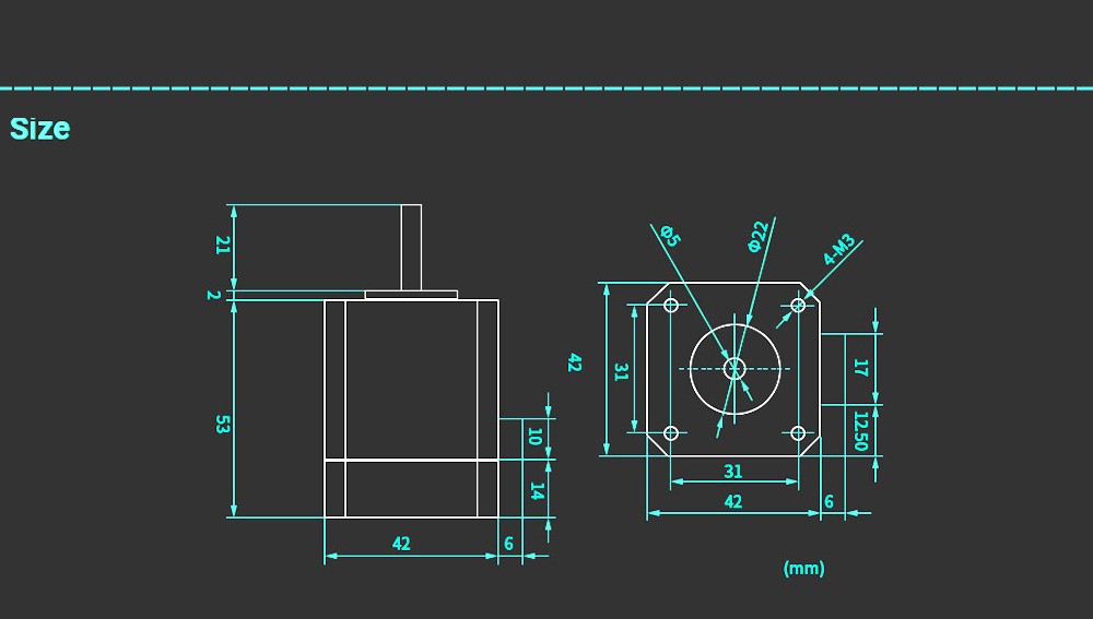 TWO TREES NEMA17 Closed Loop Stepper Motor Driver Replace MKS SERVO42C