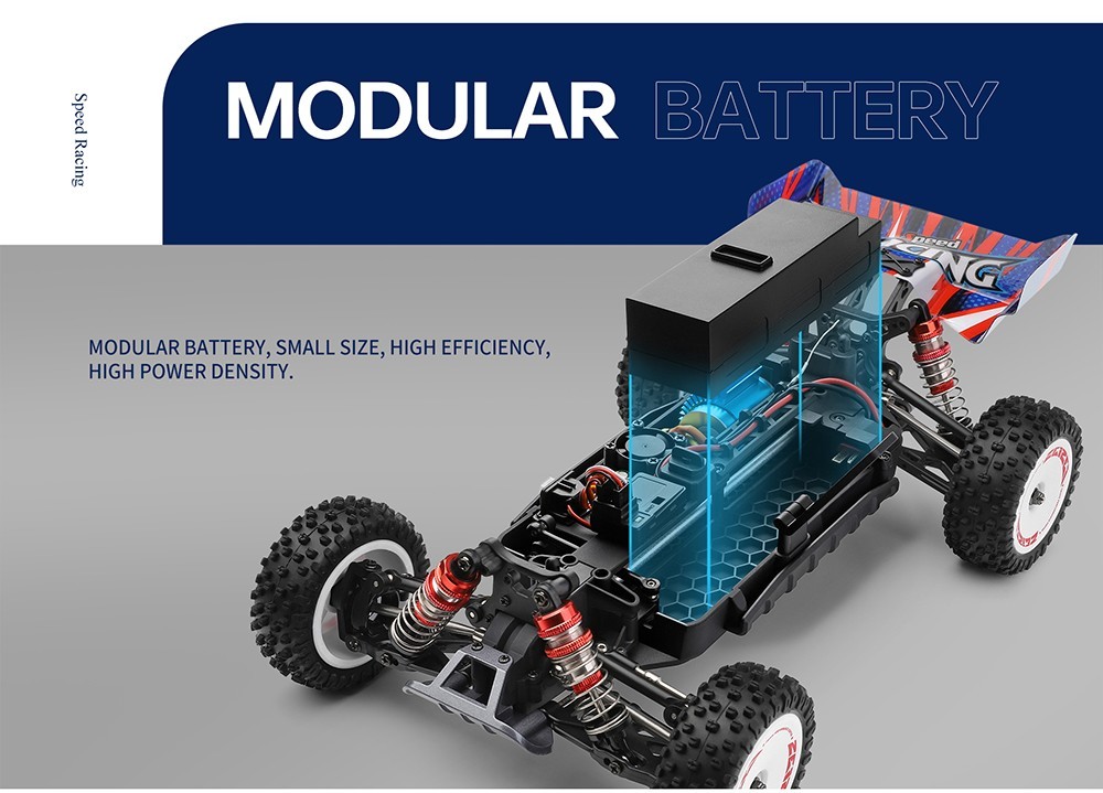 Wltoys 124008 112 2.4G 4Wd Rc Car Off Road Brushless 60KM