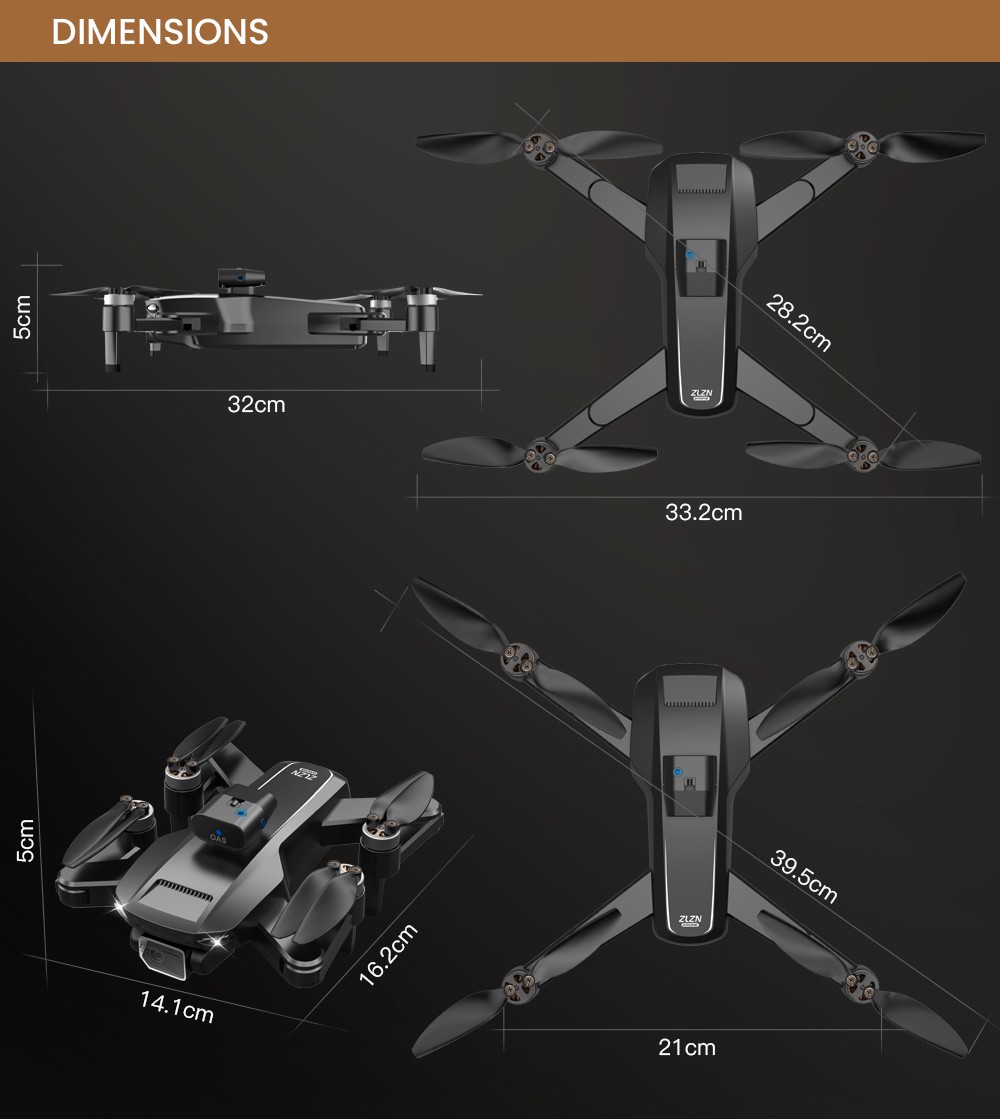 ZLL SG105 Pro 4K Five-sided Avoiding Obstacles Brushless RC Drone