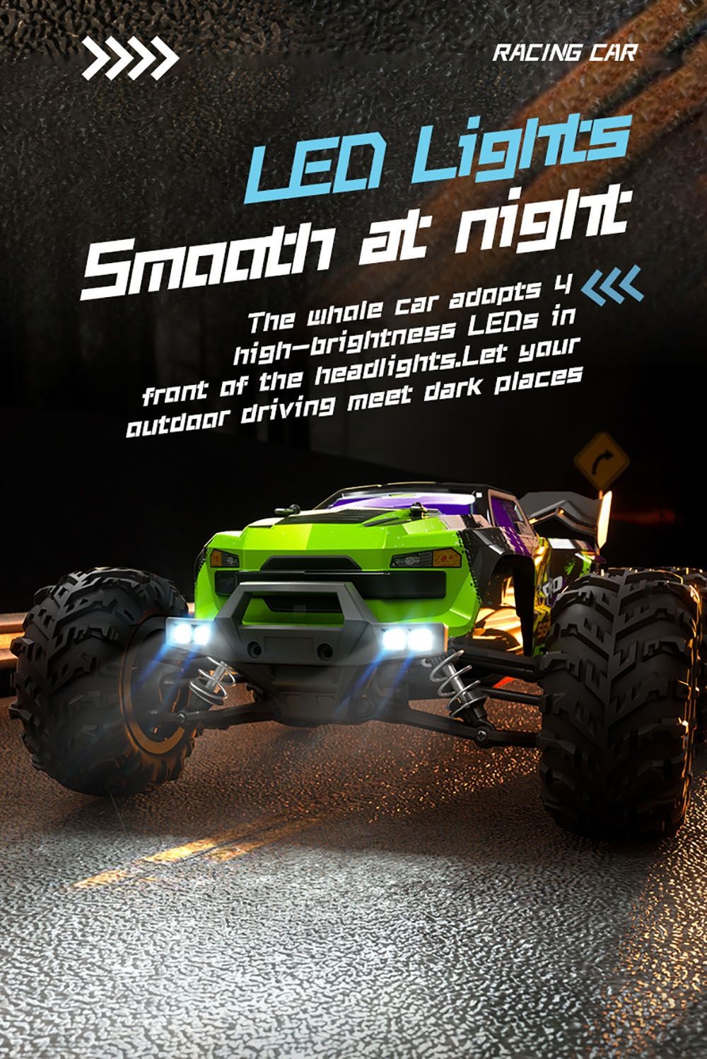 ZLL SG116 PRO RC Car RC390 High-speed Carbon Brush Motor 40km/h Max Speed - 2 Batteries