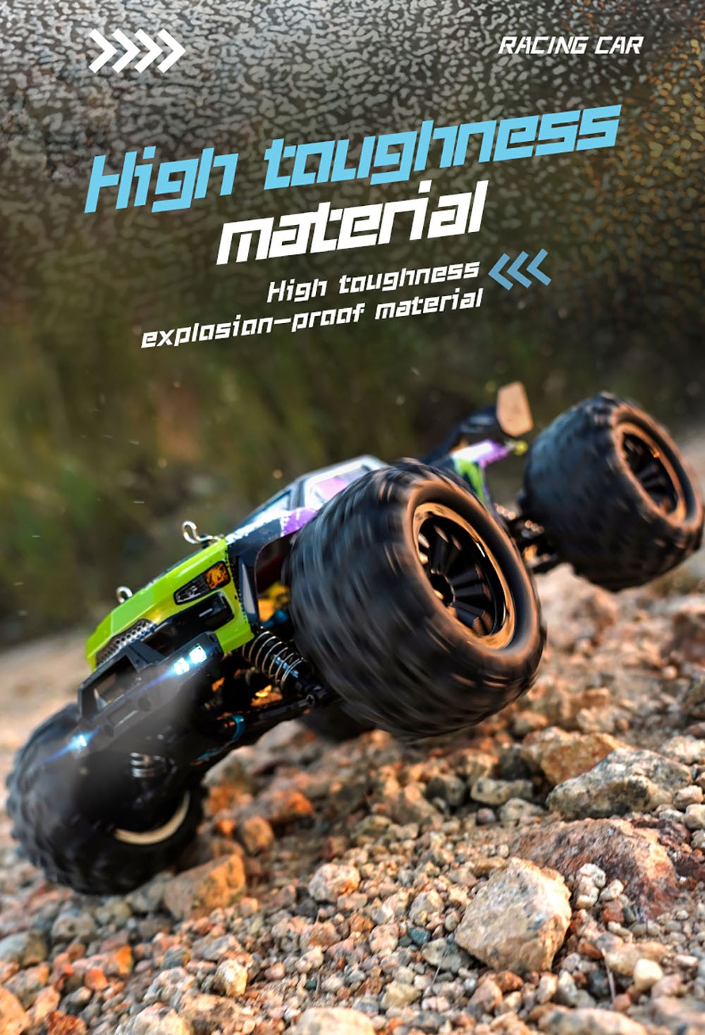 ZLL SG116 PRO RC Car RC390 High-speed Carbon Brush Motor 40km/h Max Speed - 2 Batteries