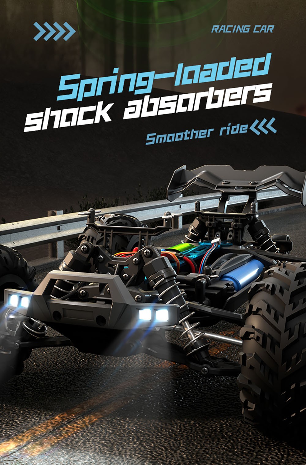 ZLL SG116 PRO RC Car RC390 High-speed Carbon Brush Motor 40km/h Max Speed - 2 Batteries