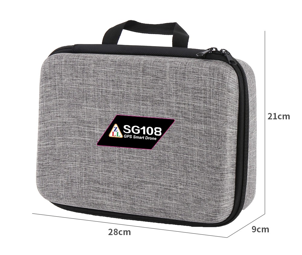 ZLL SG108 Pro RC Drone, 2-axis Anti-shake Gimbal, Dual Camera, APP Control, GPS/GLONASS Double Mode 1 Battery - Orange