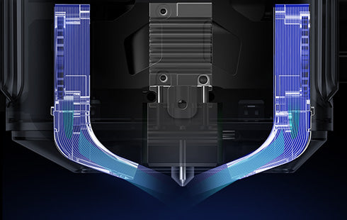 AnkerMake M5 3D Printer, Auto Leveling, Max 500 mm/s Printing Speed, 0.1mm Print Precision, AI Recognition Camera, App/Voice Control, Resume Printing, 235x235x250mm