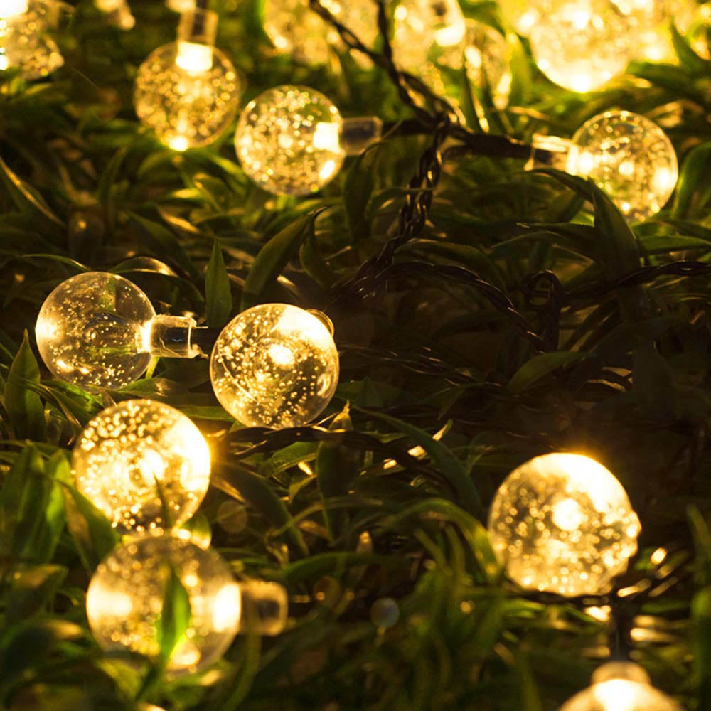 24mm Solar String Lights Warm Light