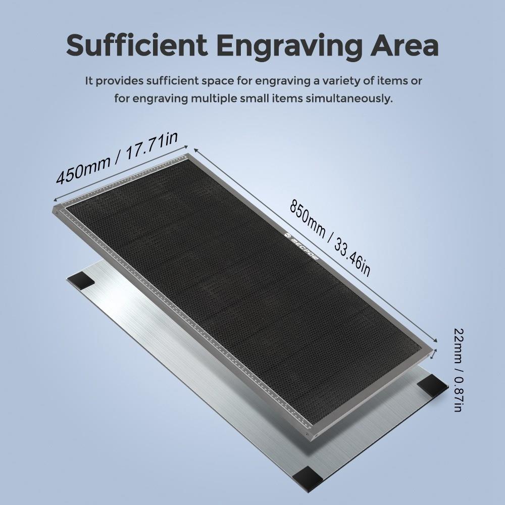 Mecpow 450*850*22mm Laser Bed United States