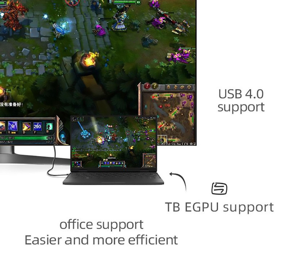 One Netbook 4S Mini Laptop Intel Core i3-1110G4, 16GB LPRRD5 512GB ROM 10.1'' 2.5K LTPS Full Display Black - US Plug