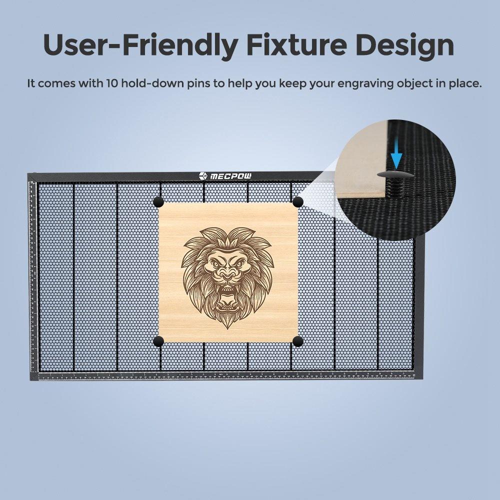 Mecpow 450*850*22mm Laser Bed United States