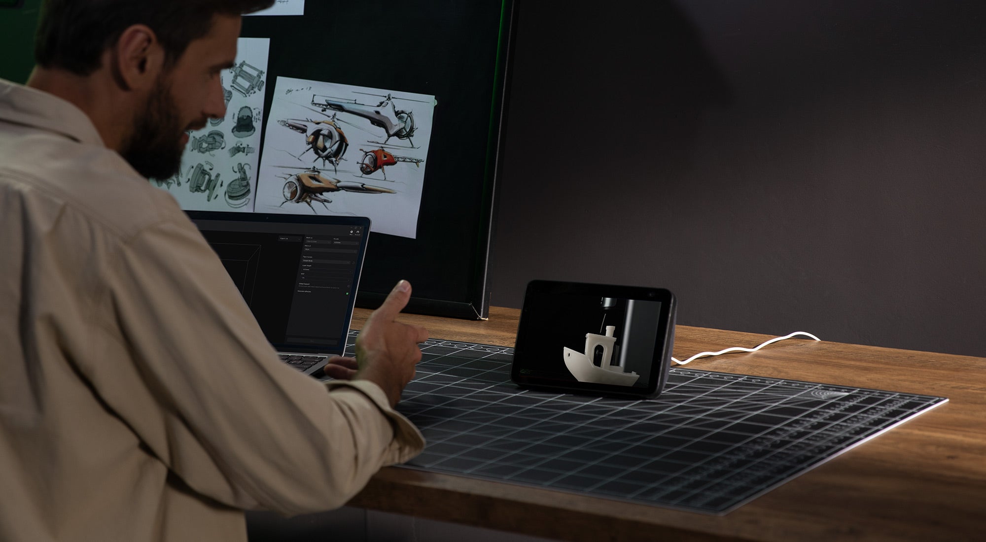 AnkerMake M5 3D Printer, Auto Leveling, Max 500 mm/s Printing Speed, 0.1mm Print Precision, AI Recognition Camera, App/Voice Control, Resume Printing, 235x235x250mm