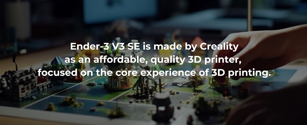 3D tlačiareň Creality Ender-3 V3 SE, automatické vyrovnávanie, presnosť tlače 0,1 mm, maximálna rýchlosť tlače 250 mm/s, obnovenie tlače, 32-bitová tichá základná doska, 220*220*250 mm - zástrčka EÚ