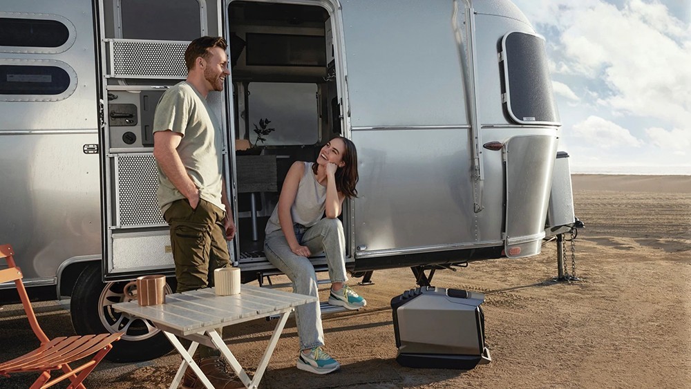 EcoFlow WAVE 2 Portable Air Conditioner, 5100BTU Cooling, 6100BTU Heating, Low Noise, R290 Eco-friendliness Refrigerant, 4 Recharging Ways, App Control