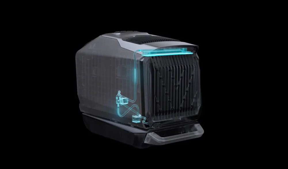 EcoFlow WAVE 2 Portable Air Conditioner, 5100BTU Cooling, 6100BTU Heating, Low Noise, R290 Eco-friendliness Refrigerant, 4 Recharging Ways, App Control