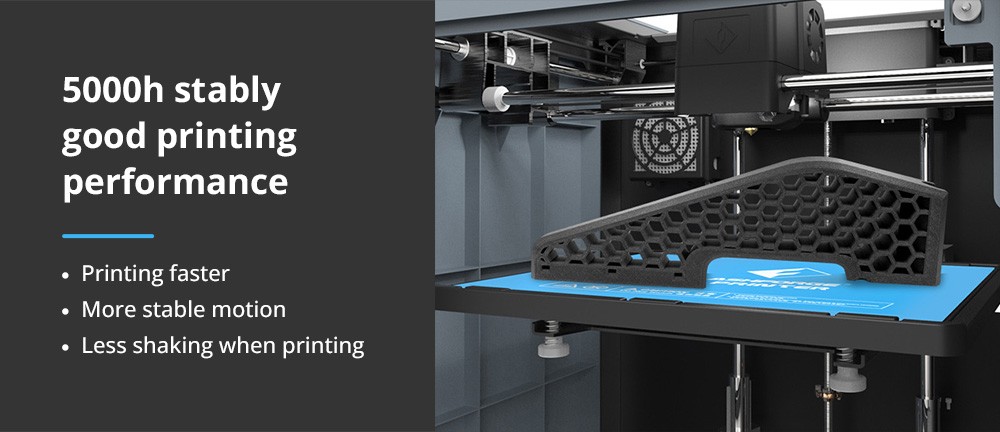 Flashforge Guider 2S 3D Printer, Auto-Leveling, 0.2mm Print Precision, Built-in Camera, 300 Celsius Heating Nozzle, Air Filter, Resume Printing, Filament Run-out Detection, WiFi Connection, 280*250*300mm, for Industrial Use