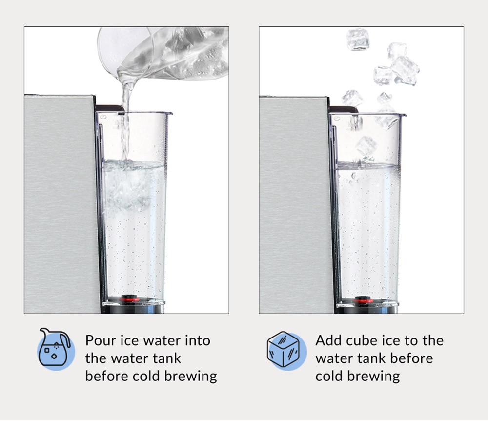 Kávovar HiBREW H3A 5 v 1, tlak 19 barov, režim studená/horká, nádržka na vodu 1000 ml, ochrana proti vyschnutiu - strieborný