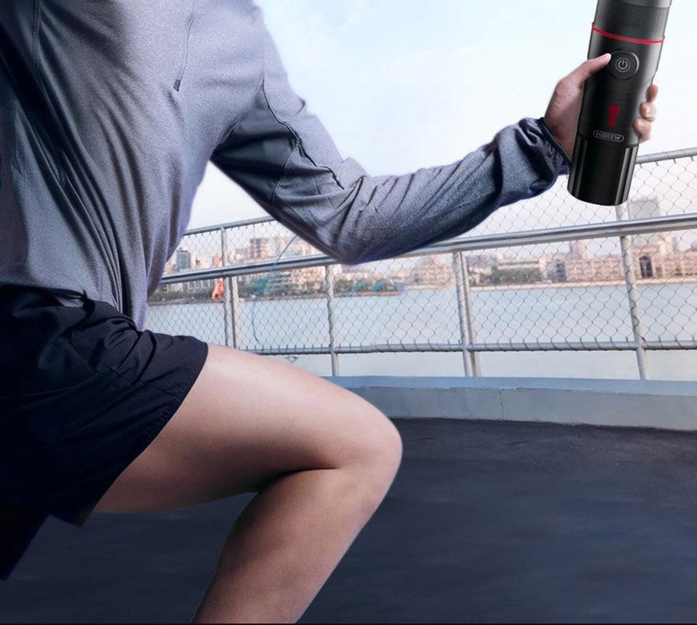 HiBREW H4 Portable Car Coffee Machine with Adapter, 15 Bar Pressure, DC 12V Espresso Coffee Maker with Adapter, 60ml Water Tank, Compatible with Nestle Original/DG Capsule/Ground Coffee