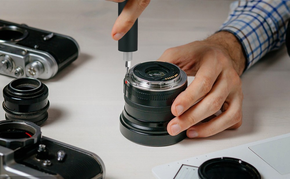 KAIWEETS ES20 137 in 1 Electric Screwdriver Set, 200rpm No-load Speed, 0.15-0.35Nm Torque, LED Light, 350mAh Battery