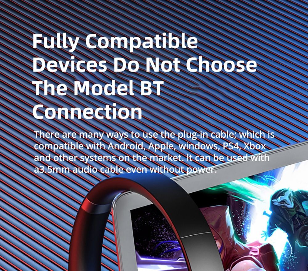 Lenovo Thinkplus TH40 Headset Bluetooth 5.0 - Black