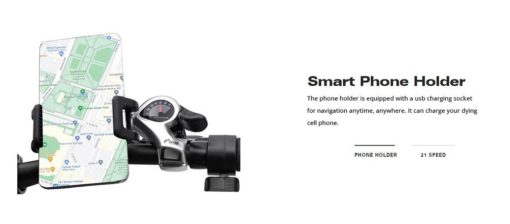 PHILODO H7 Elektrofahrrad 26 * 4.0in Reifen 1000W Motor 48V 17.5Ah Batterie 88km Laufleistung Shimano 21 G&auml;nge Getriebe - Blau