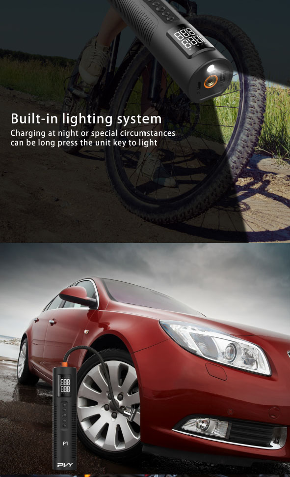 PVY Bike Pump 60V 4Ah Electric Scooter Electric Bike Air Pump Inflator