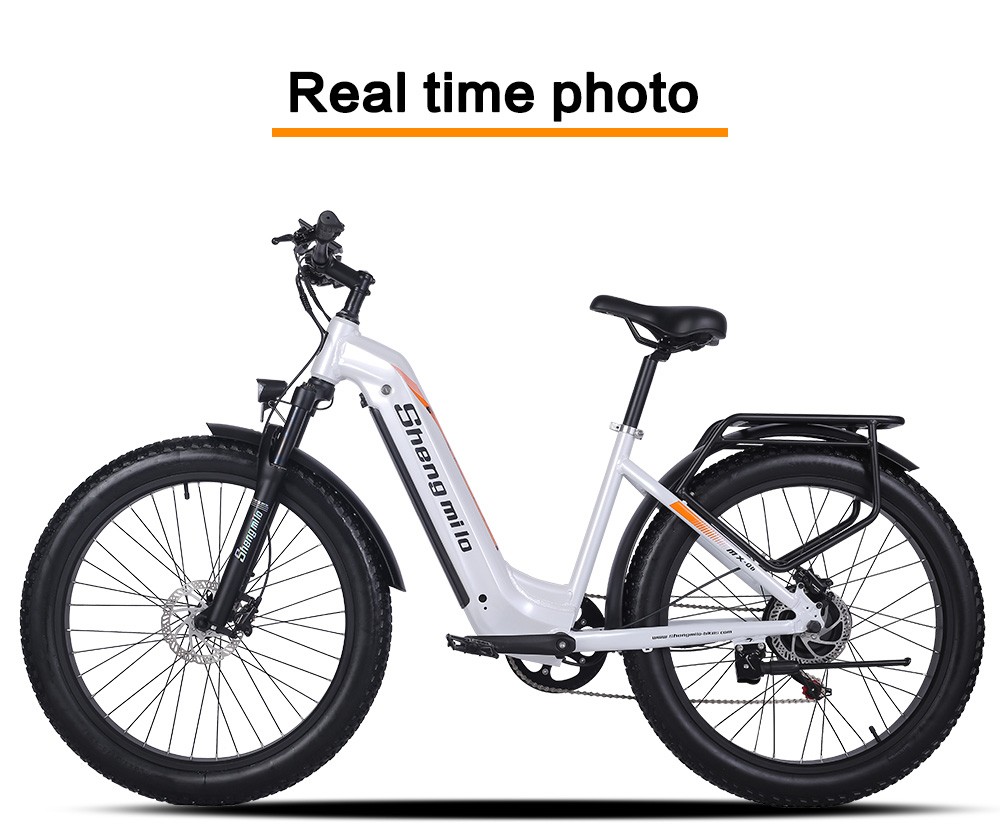 Shengmilo MX06 Elektrický terénny bicykel, 26 palcové terénne pneumatiky 500W motor 42km/h Maximálna rýchlosť 48V 17.5Ah batéria 50-90km dojazd