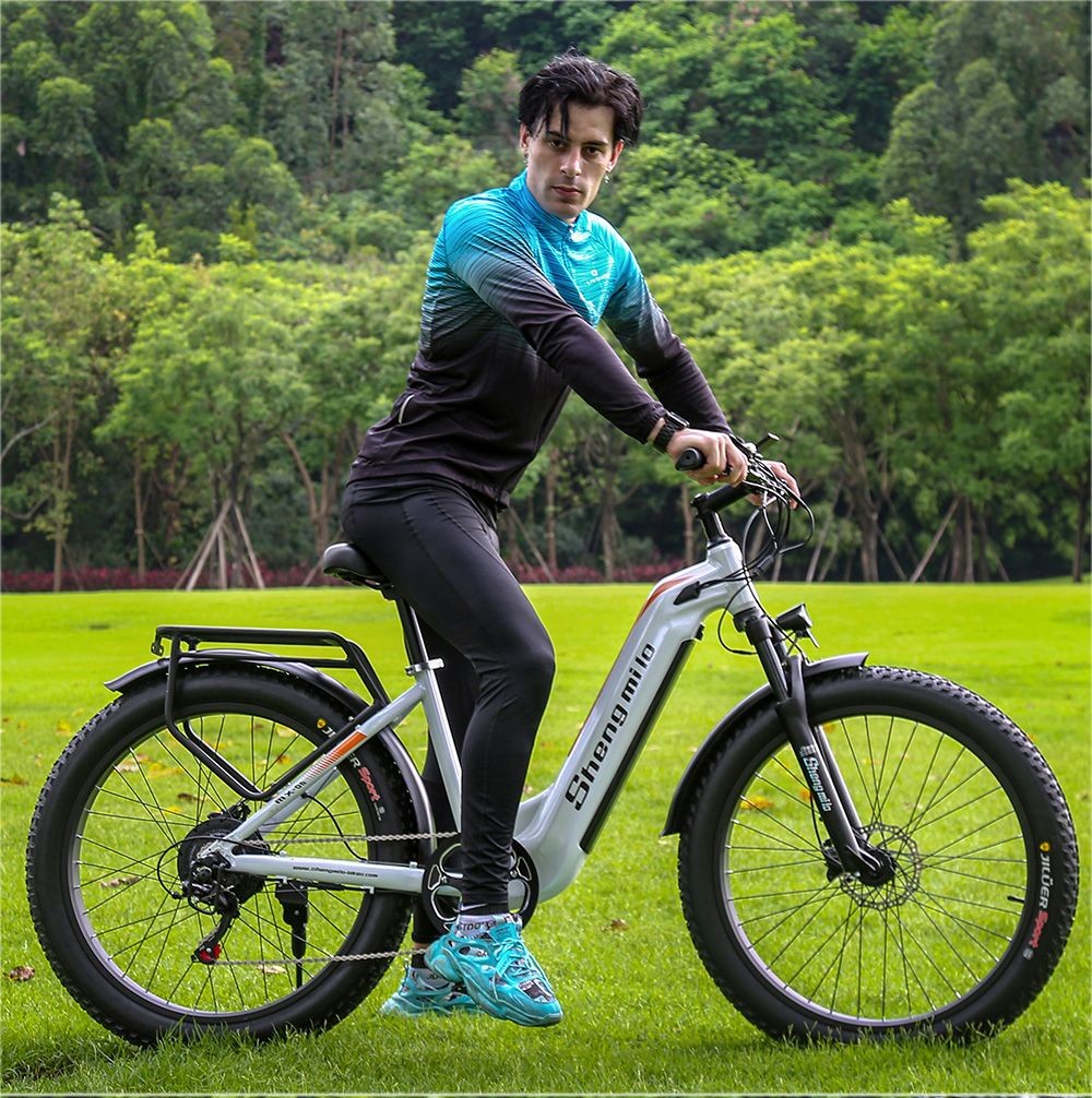 Shengmilo MX06 Elektrický terénny bicykel, 26 palcové terénne pneumatiky 500W motor 42km/h Maximálna rýchlosť 48V 17.5Ah batéria 50-90km dojazd