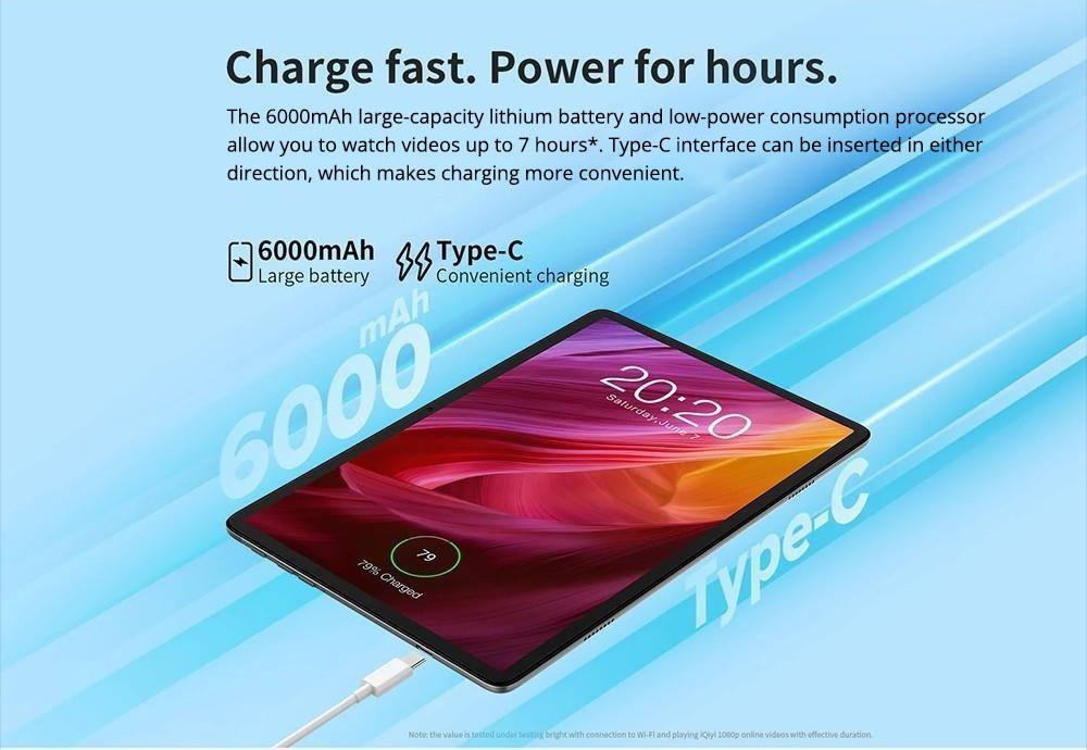 Teclast P40HD 10.1'' Tablet 8GB RAM 128GB ROM