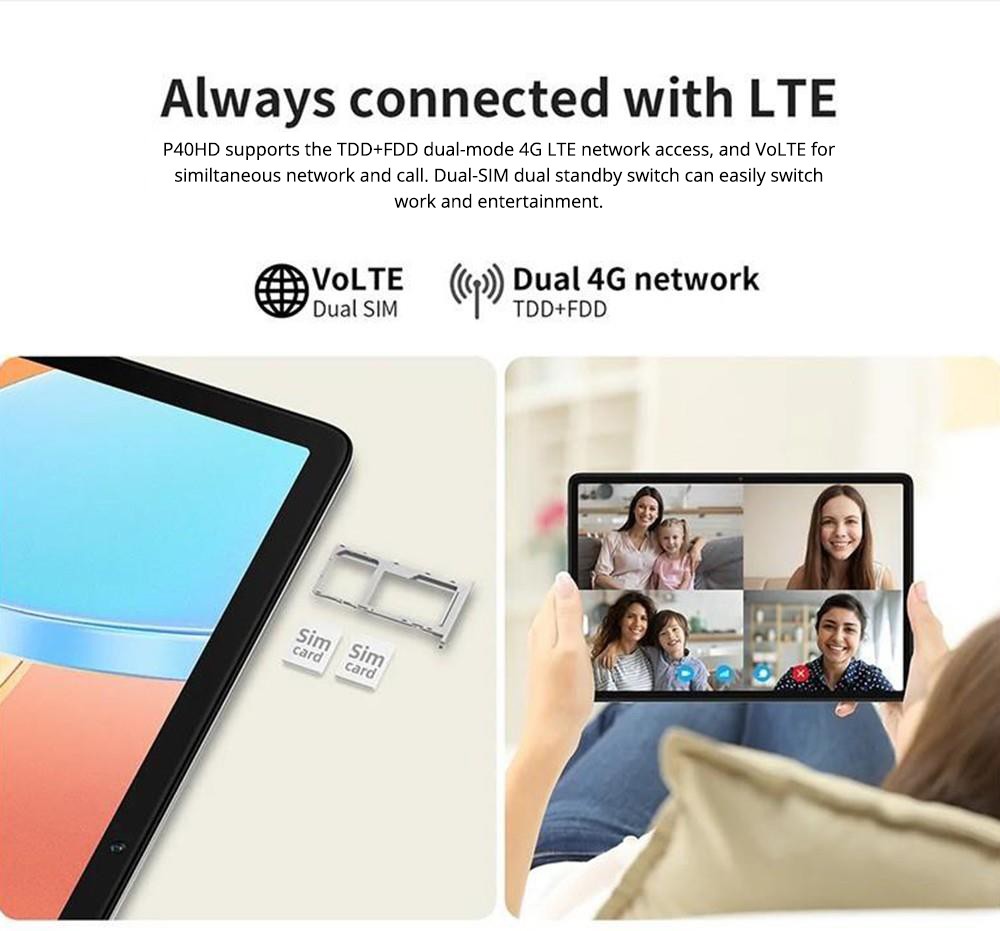 Teclast P40HD 10.1'' Tablet 8GB RAM 128GB ROM