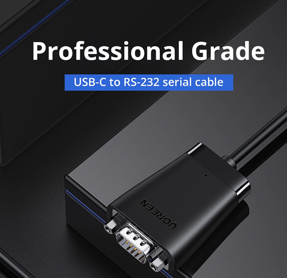 UGREEN TypeC to RS232 Male Cable 1.5m