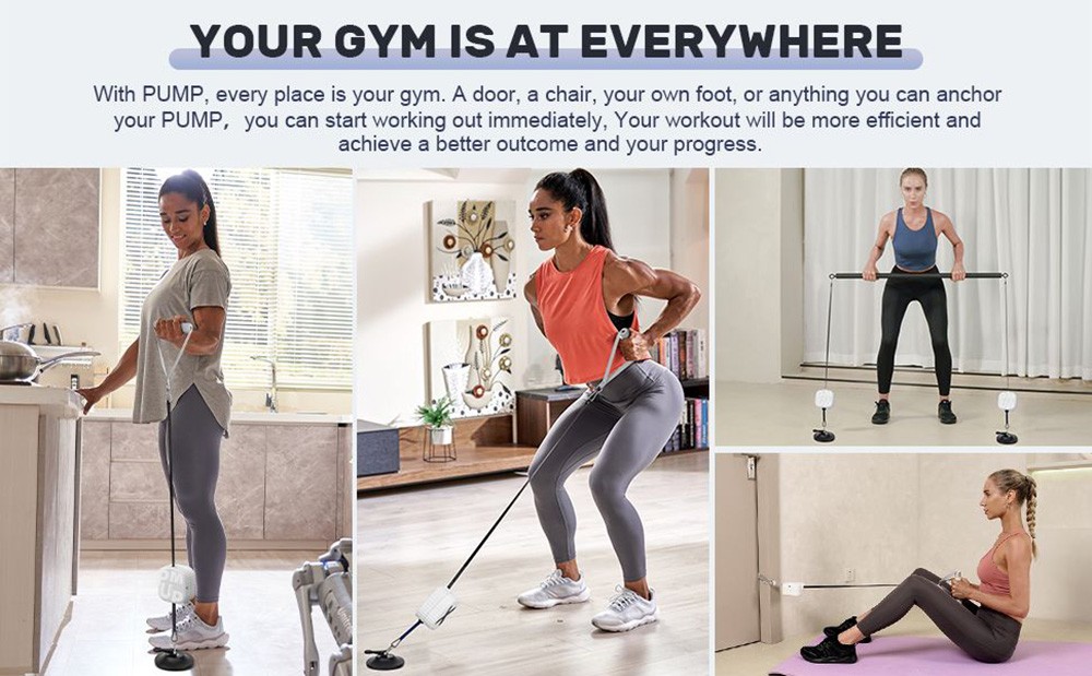 Unitree Training Pump 4.4-44 lbs Of Customized Resistance Support APP Control - Dynamic White