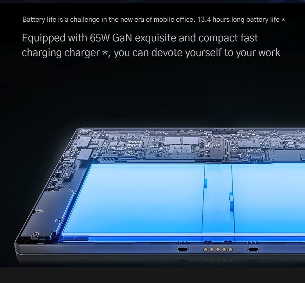 Xiaomi Book CN Version 2-in-1 Laptop with Keyboard 12.4in Touch Screen Snapdragon™ 8cx Gen 2 Octa-core CPU, 8GB RAM 256GB ROM Windows 11