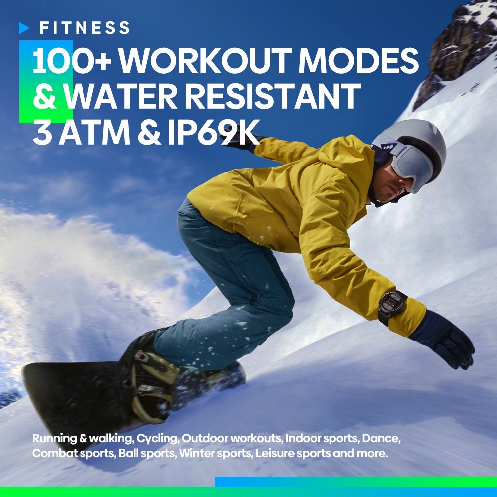 Zeblaze Vibe 7 Lite Smartwatch Voice Calling, 1.47in IPS Color Screen, 24h Health Monitor, Bluetooth 5.2 - Orange