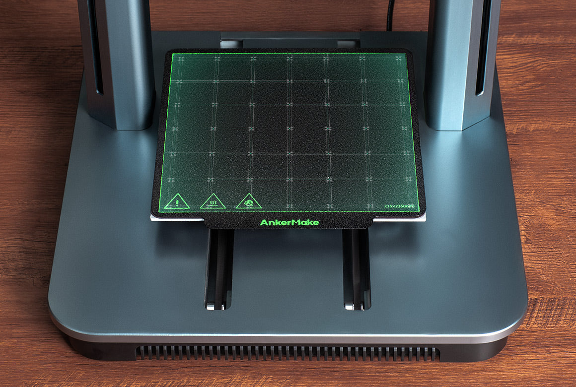 AnkerMake M5 3D Printer, Auto Leveling, Max 500 mm/s Printing Speed, 0.1mm Print Precision, AI Recognition Camera, App/Voice Control, Resume Printing, 235x235x250mm