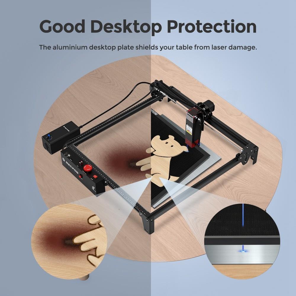 Mecpow 450*850*22mm Laser Bed United States