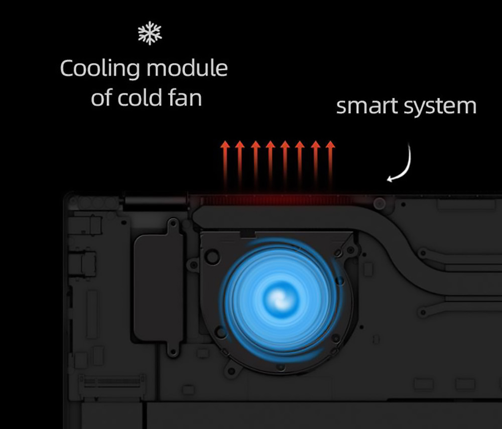One Netbook 4S Mini Laptop Intel Core i3-1110G4, 16GB LPRRD5 512GB ROM 10.1'' 2.5K LTPS Full Display Black - US Plug