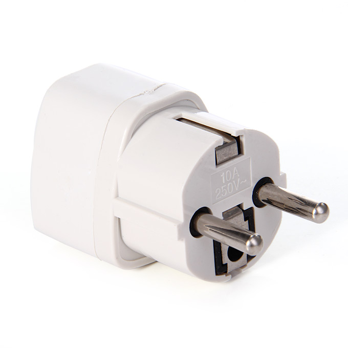Refurbished Universal Adapter UK US AU to EU AC Power Socket Plug Travel Adapter Converter Charger
