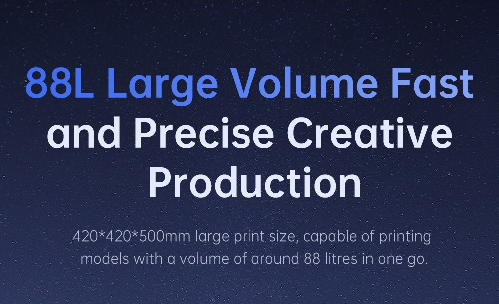 Anycubic Kobra 2 Max 3D Printer, 49-Point Auto Leveling, 500mm/s Max Printing Speed, Direct Extruder, 32-bit Silent Motherboard, Filament Detection, Cooling Fan, APP Control, 420x420x500mm - EU Plug
