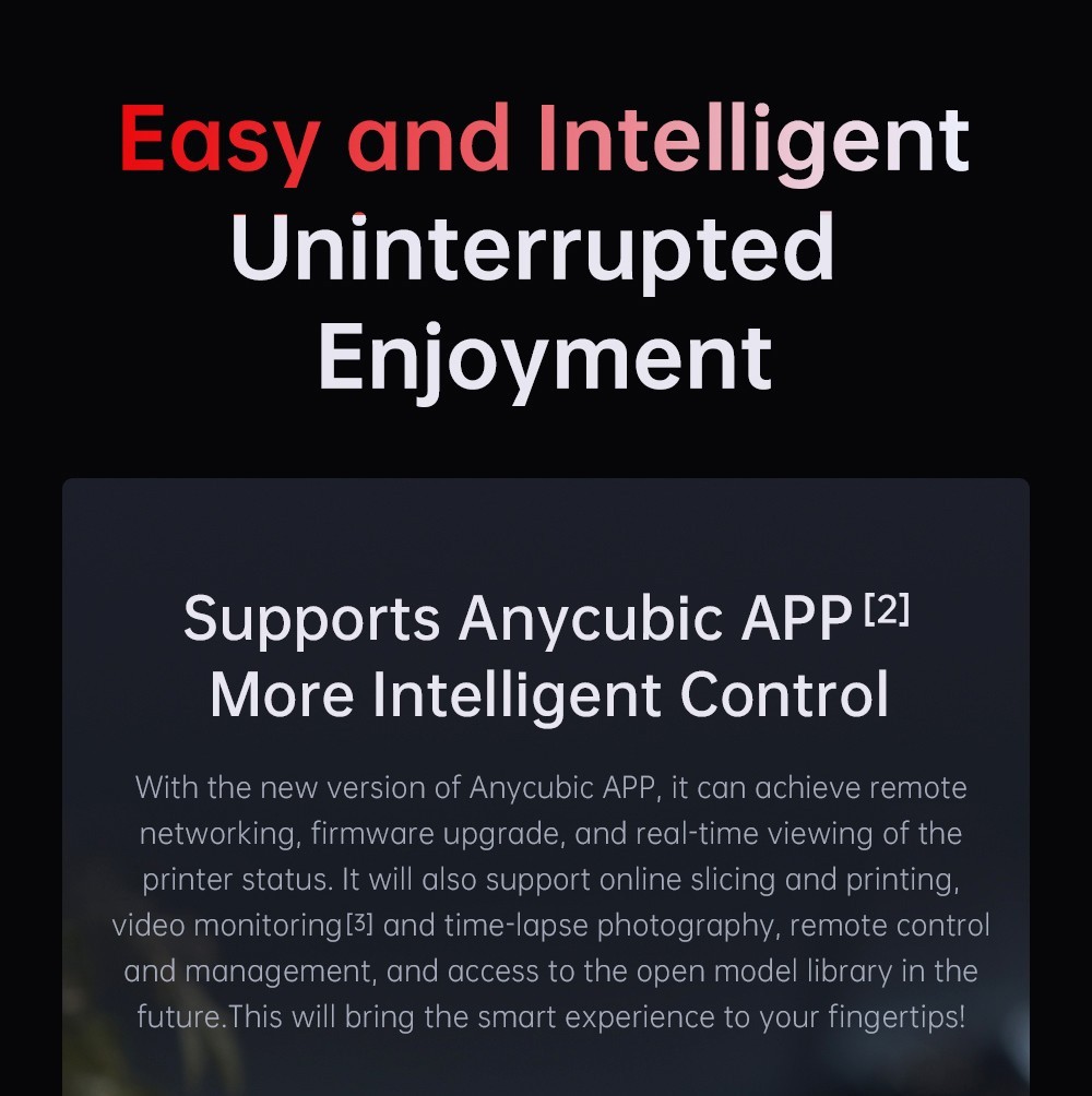 Anycubic Kobra 2 Pro 3D Printer, 25-Point Auto Leveling, 500mm/s Max Printing Speed, Direct Extruder, 32-bit Silent Motherboard, Filament Detection, Cooling Fan, APP Control, 220x220x250mm - EU Plug