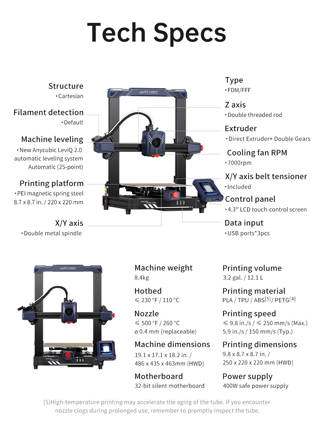 Anycubic Kobra 2 Pro 3D Printer