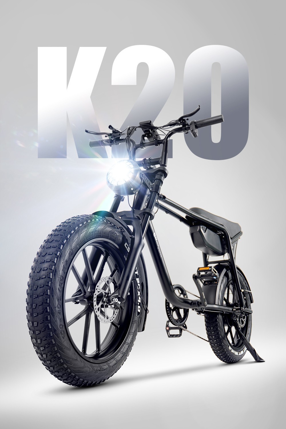 CMACEWHEEL K20 Electric Bike 20*4.0 inch CST Tire 750W Motor 40-45km/h Max Speed 48V 15Ah Battery 70-110km Range