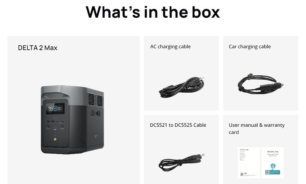 EcoFlow DELTA 2 Max Portable Power Station
