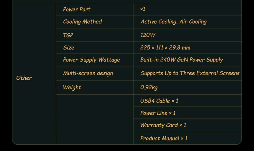 GPD Max 2 2023 Handheld Game Laptop AMD Ryzen 7 7840U Processor up to 5.1GHz, 64GB LPDDR5 2TB SSD Windows 11 WiFI 6 - EU