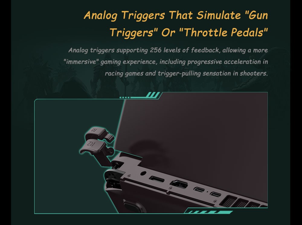 GPD Max 2 2023 Handheld Game Laptop AMD Ryzen 7 7840U Processor up to 5.1GHz, 64GB LPDDR5 2TB SSD Windows 11 WiFI 6 - EU